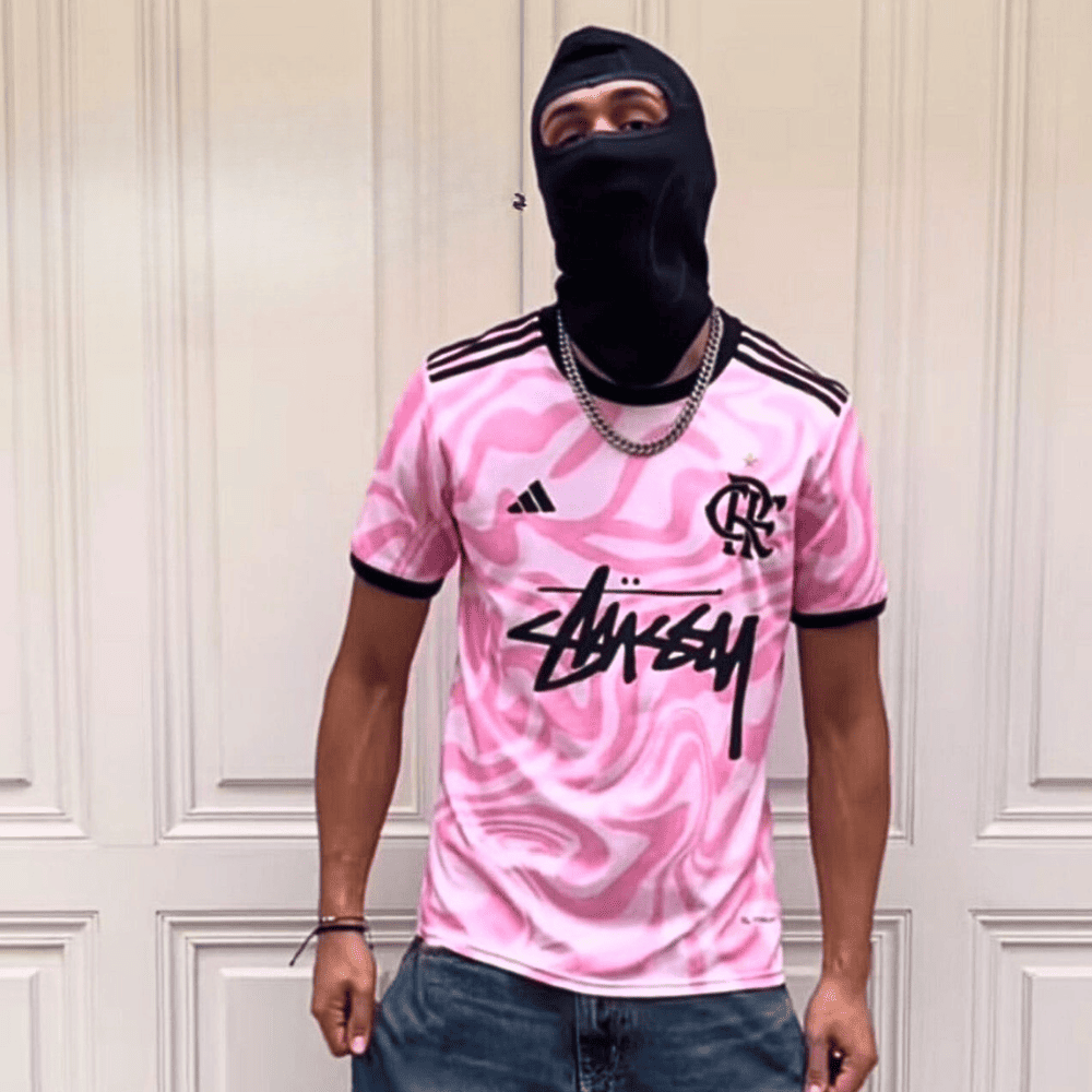 Flamengo Stussy Shirt - Pink Edition
