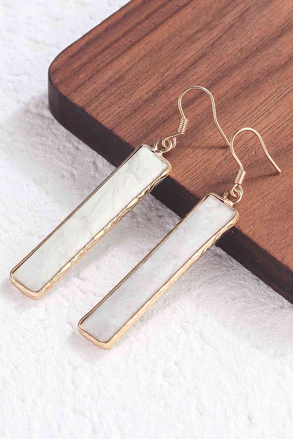 gemstone drop dangles