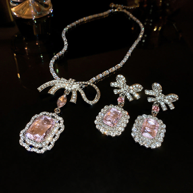 geometric crystal dangle hoops
