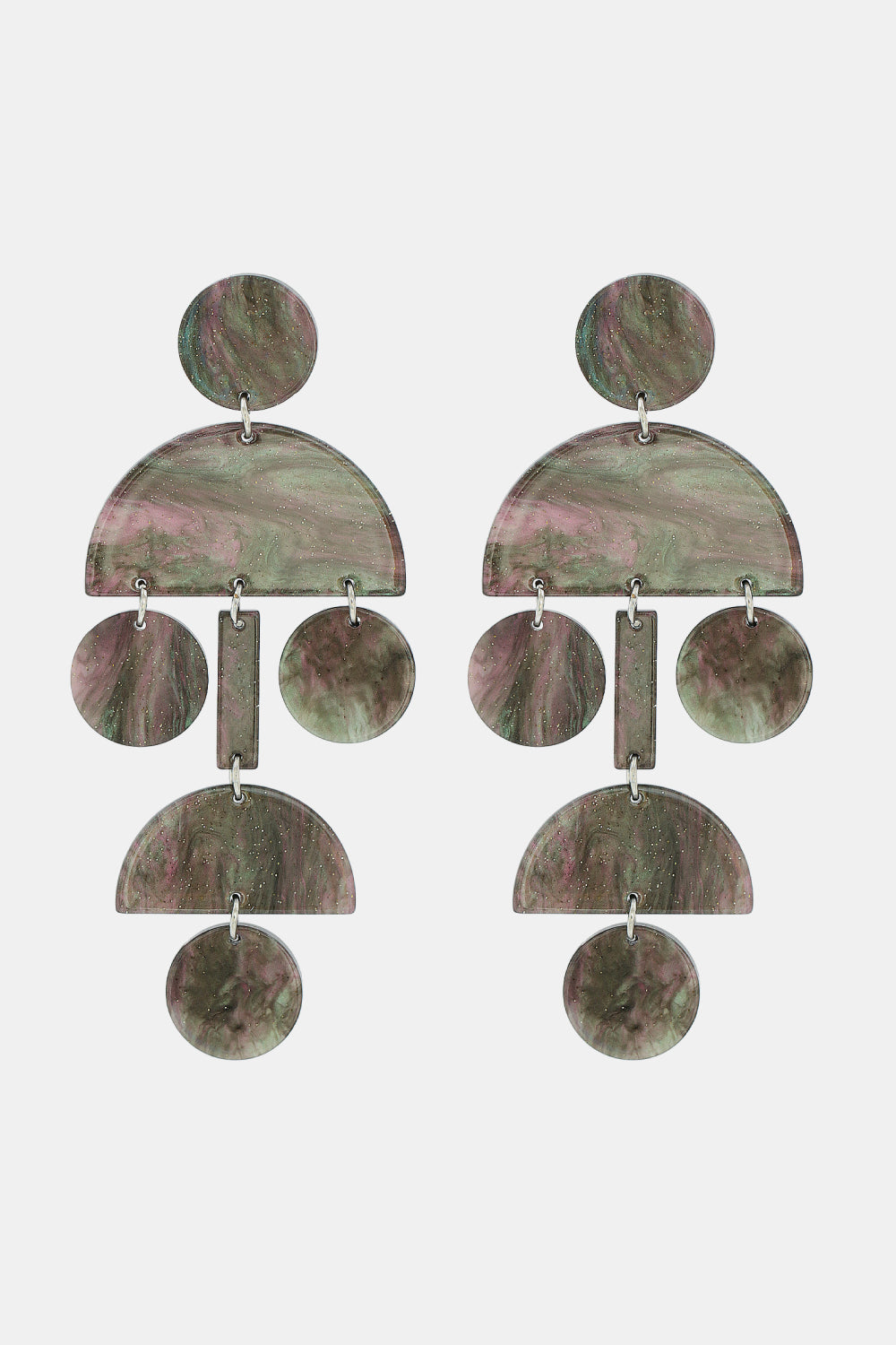 geometric acrylic dangles