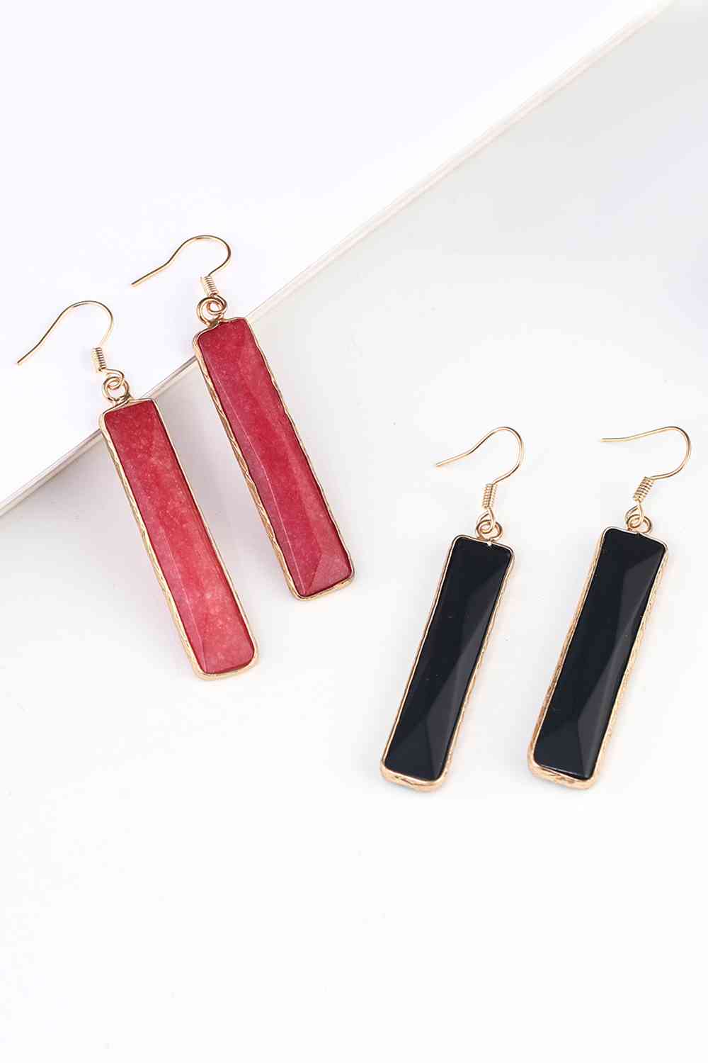 gemstone drop dangles