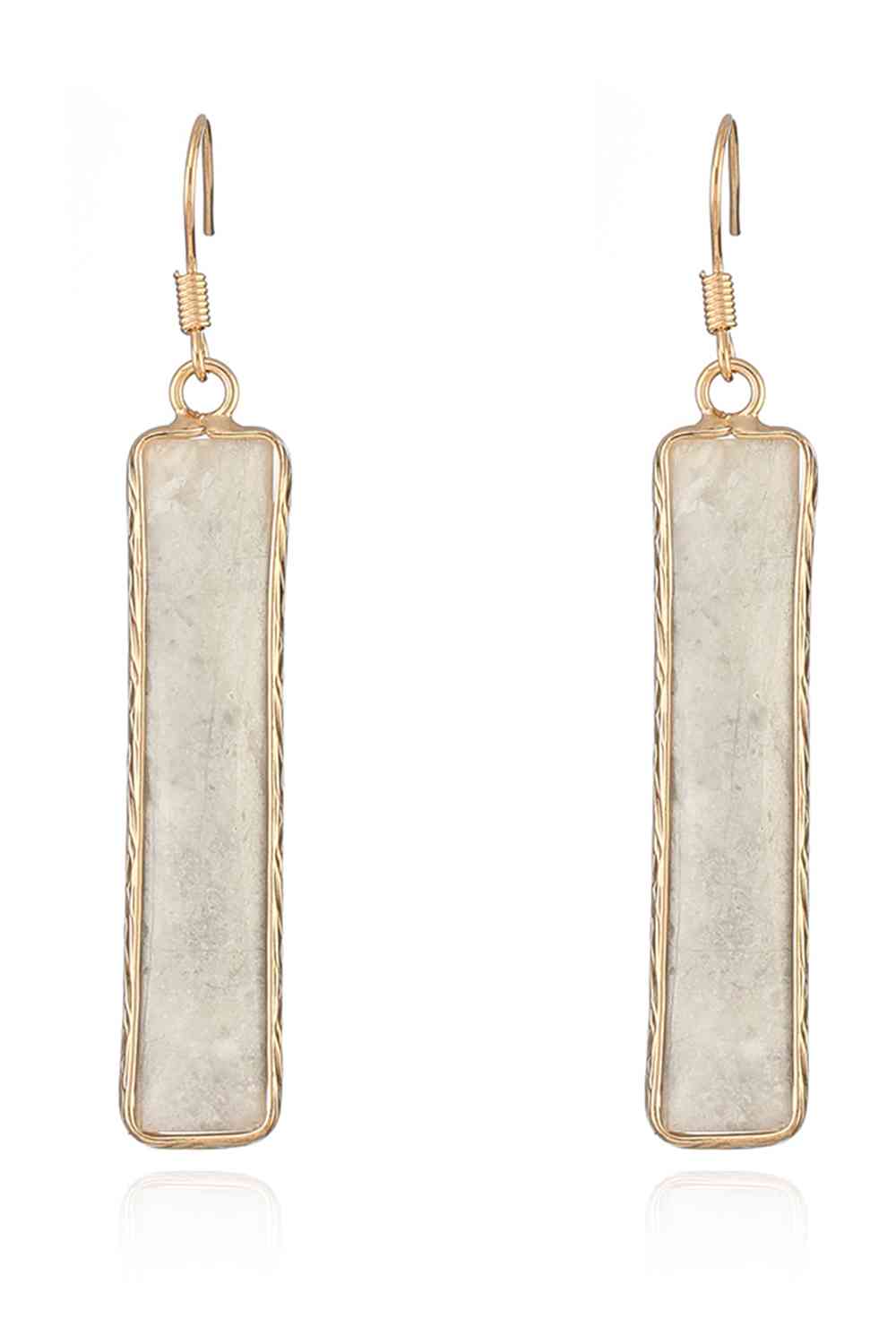 gemstone drop dangles