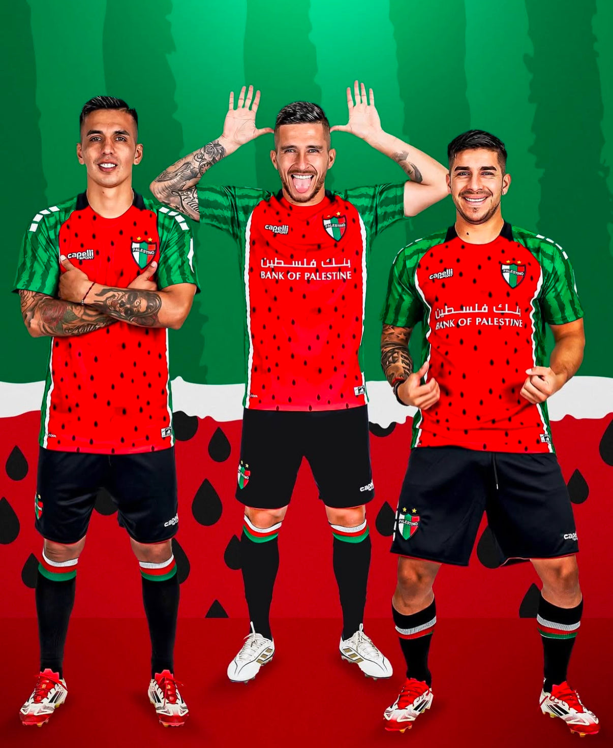 Palestino Watermelon Shirt Palestine 2025 26