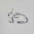 feline silver ring