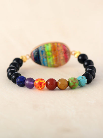 geometric beaded bracelet
