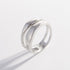 double layer silver circle