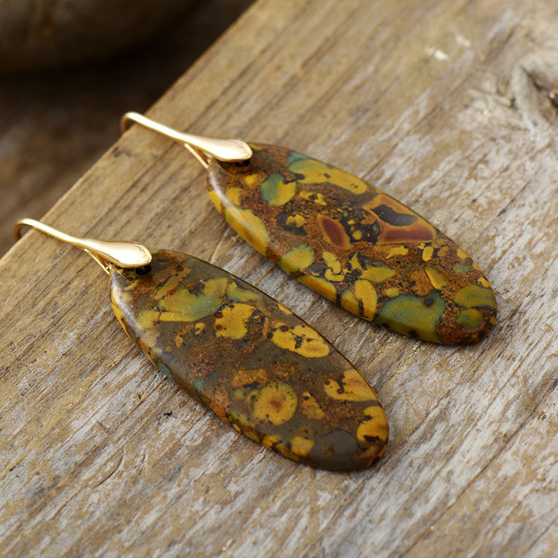 gemstone copper dangles