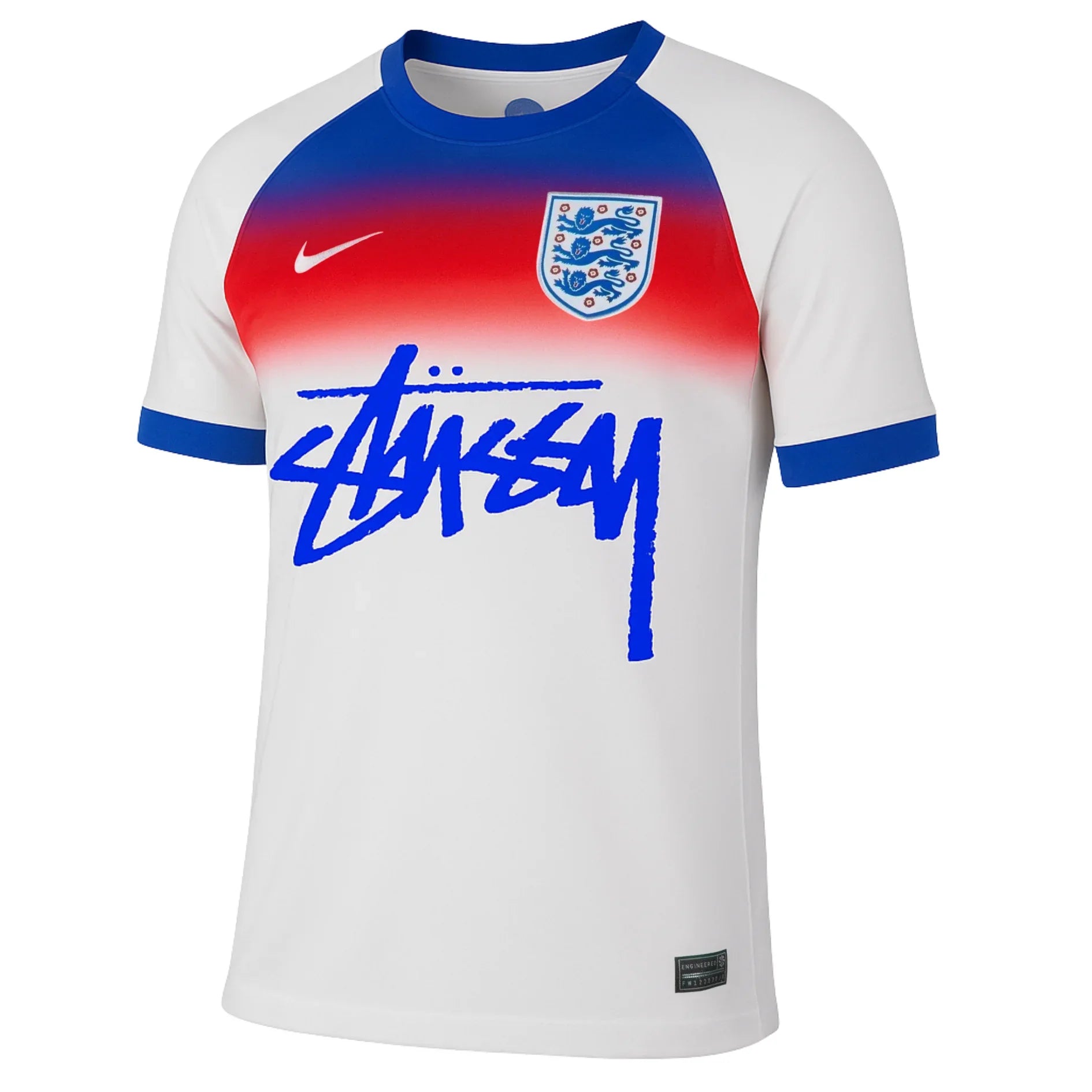 2025 England Stussy Special Edition Home Shirt