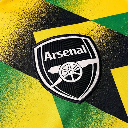 Arsenal Jamaica Shirt 2022/23 Pre-Match Yellow Green