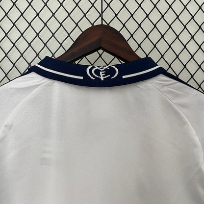 Real Madrid 00-01 Home Long Sleeve Retro Shirt