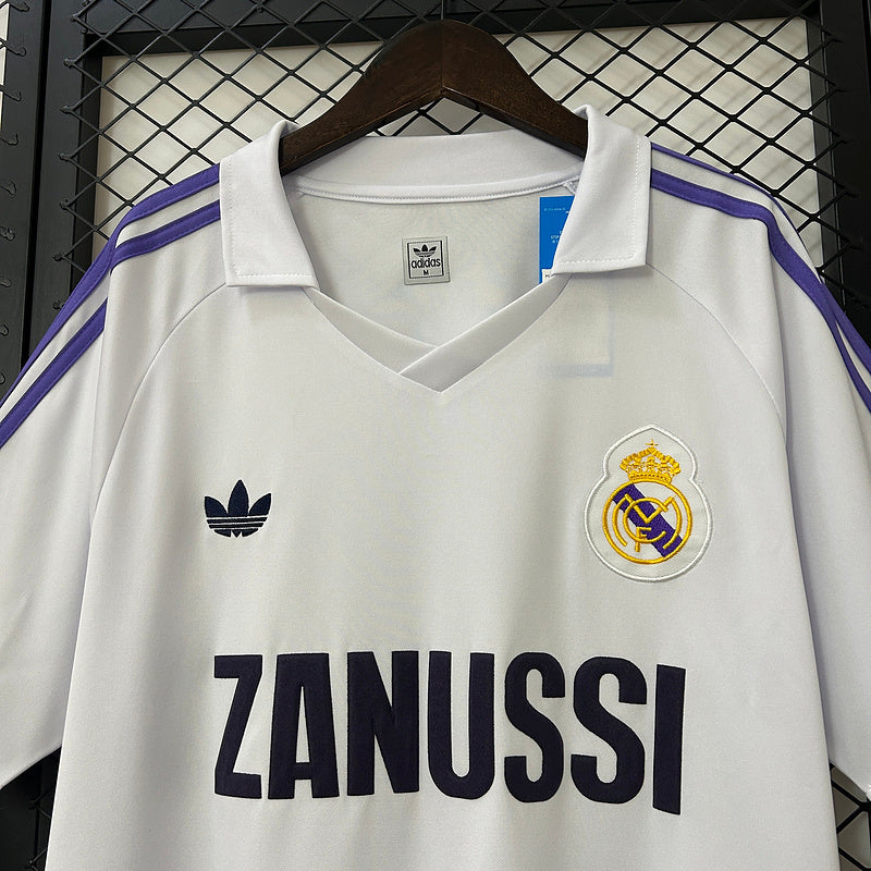 Real Madrid 84-85 Home Retro Shirt