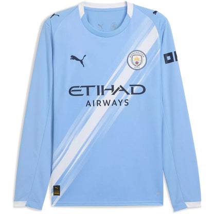 2025/26 Manchester City Long Sleeve Shirt Home