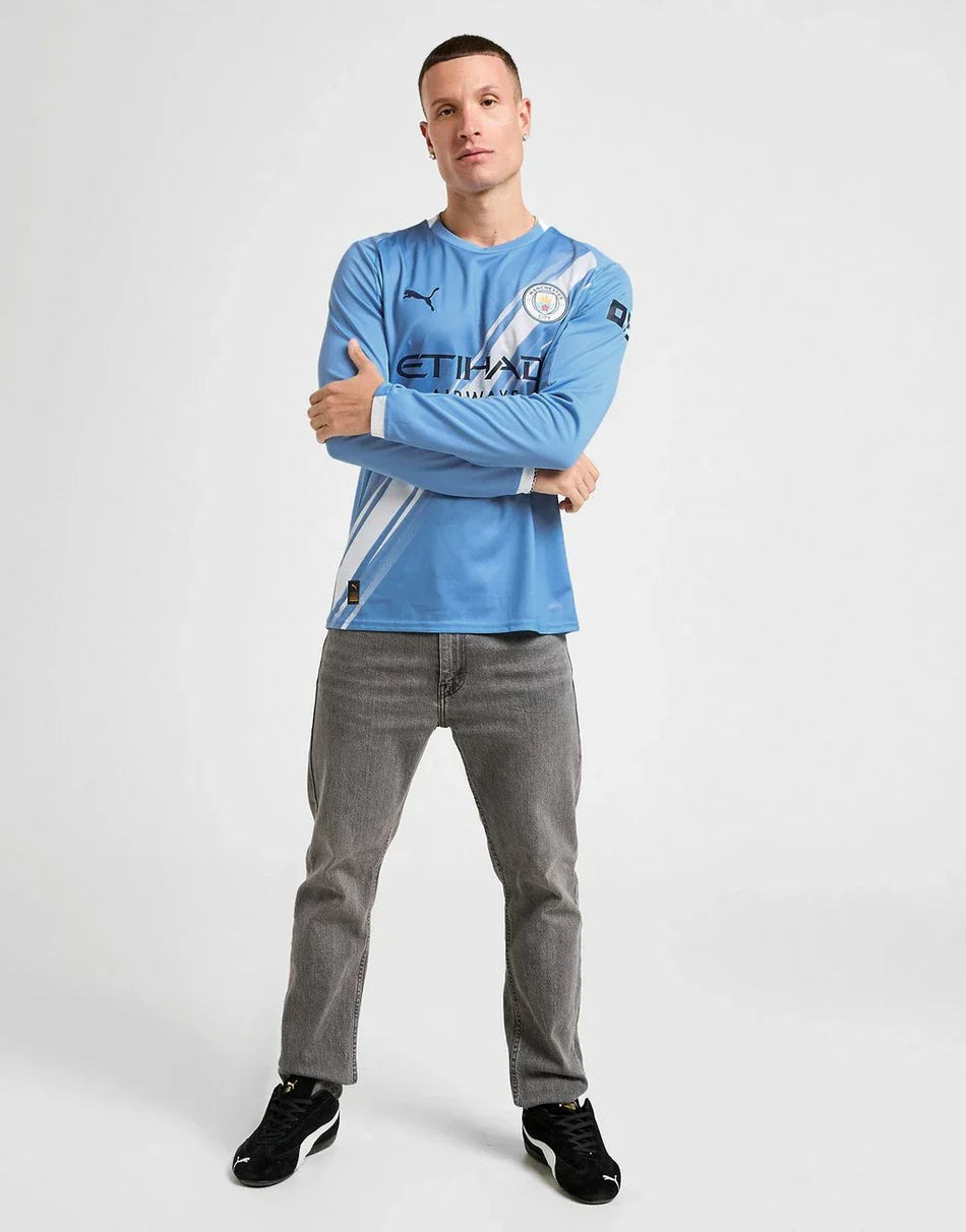 2025/26 Manchester City Long Sleeve Shirt Home