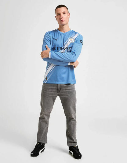 2025/26 Manchester City Long Sleeve Shirt Home