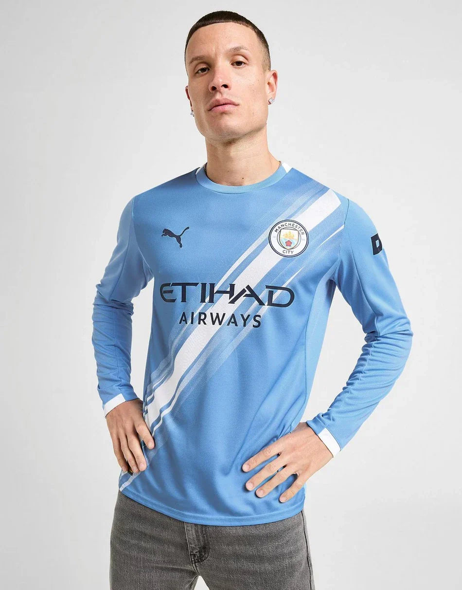 2025/26 Manchester City Long Sleeve Shirt Home