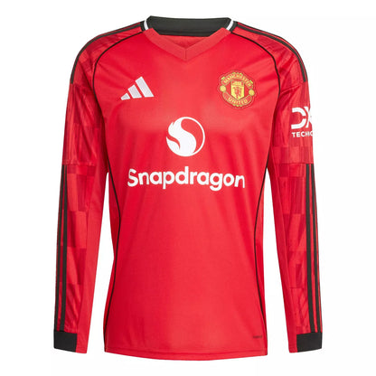 2025/26 Manchester United Long Sleeve Shirt Home