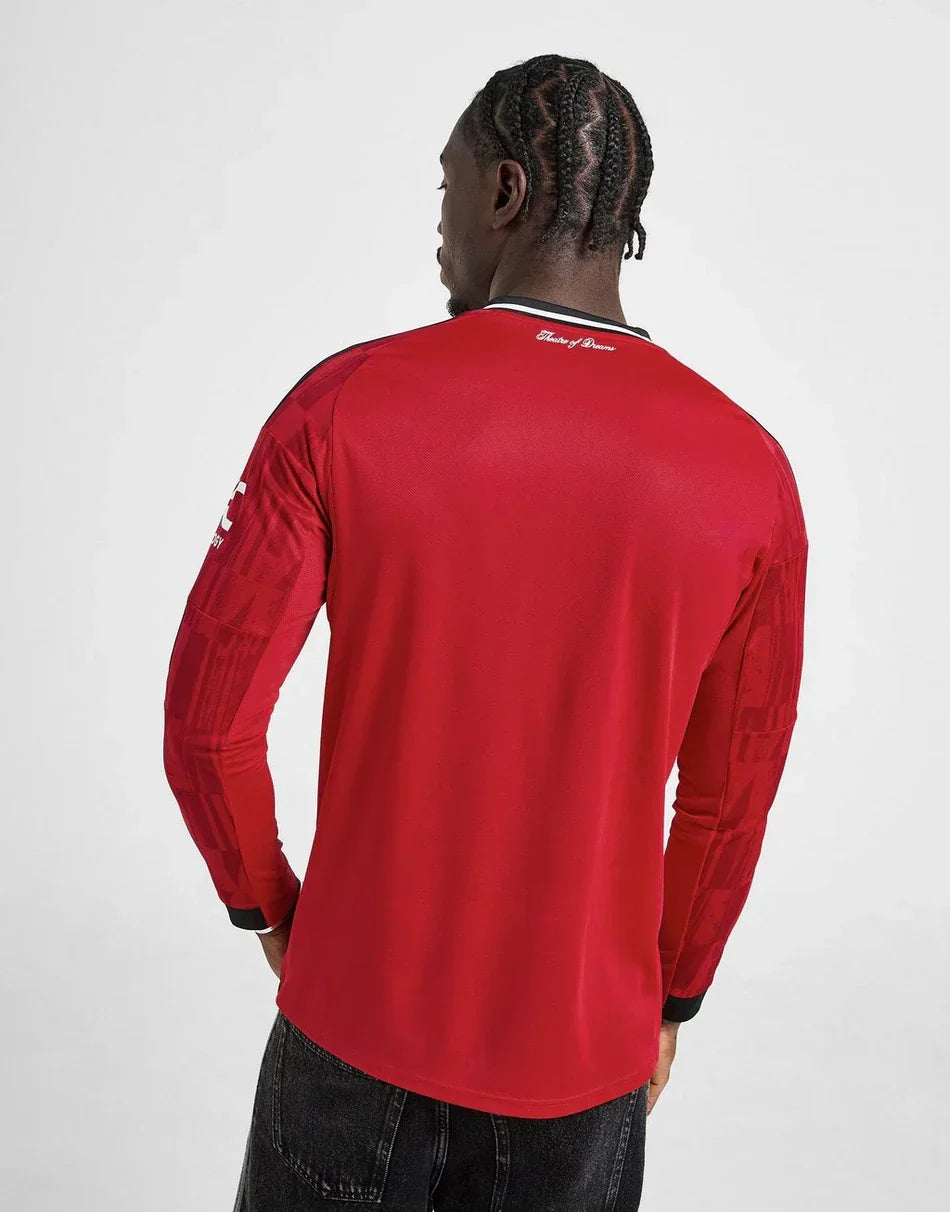 2025/26 Manchester United Long Sleeve Shirt Home