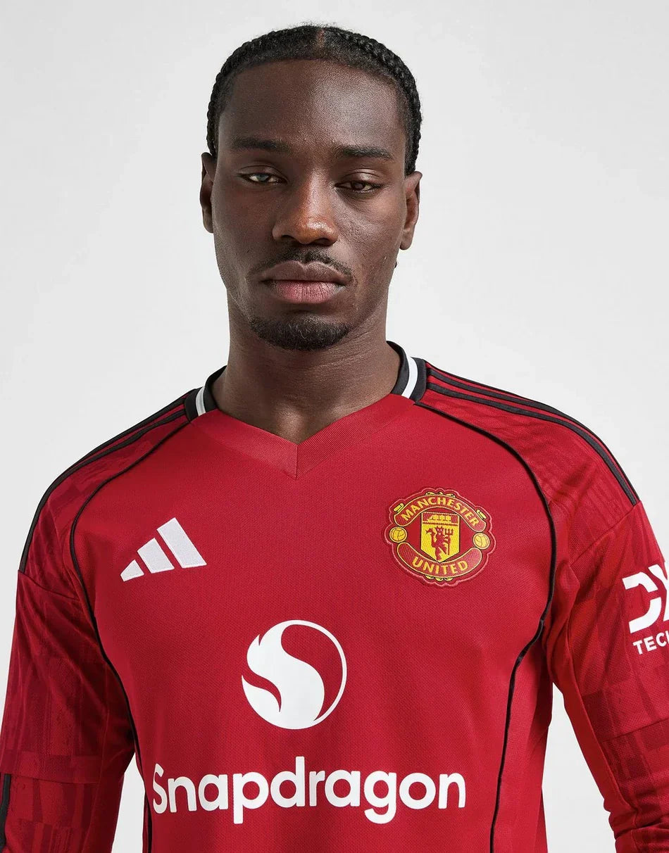 2025/26 Manchester United Long Sleeve Shirt Home