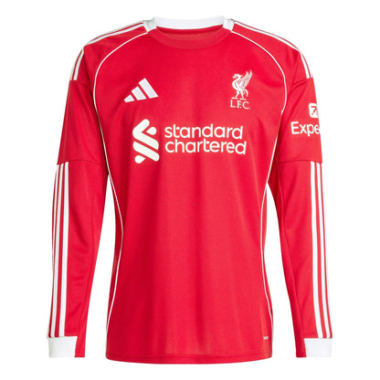 2025/26 Liverpool Long Sleeve Shirt Home