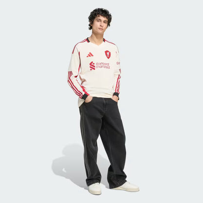 2025/26 Liverpool Long Sleeve Shirt Away