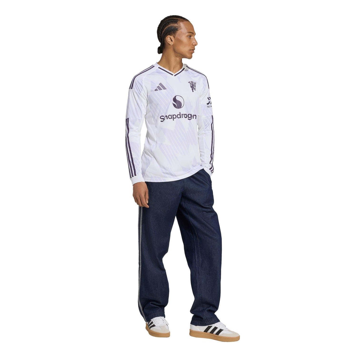 2025/26 Manchester United Long Sleeve Shirt Away