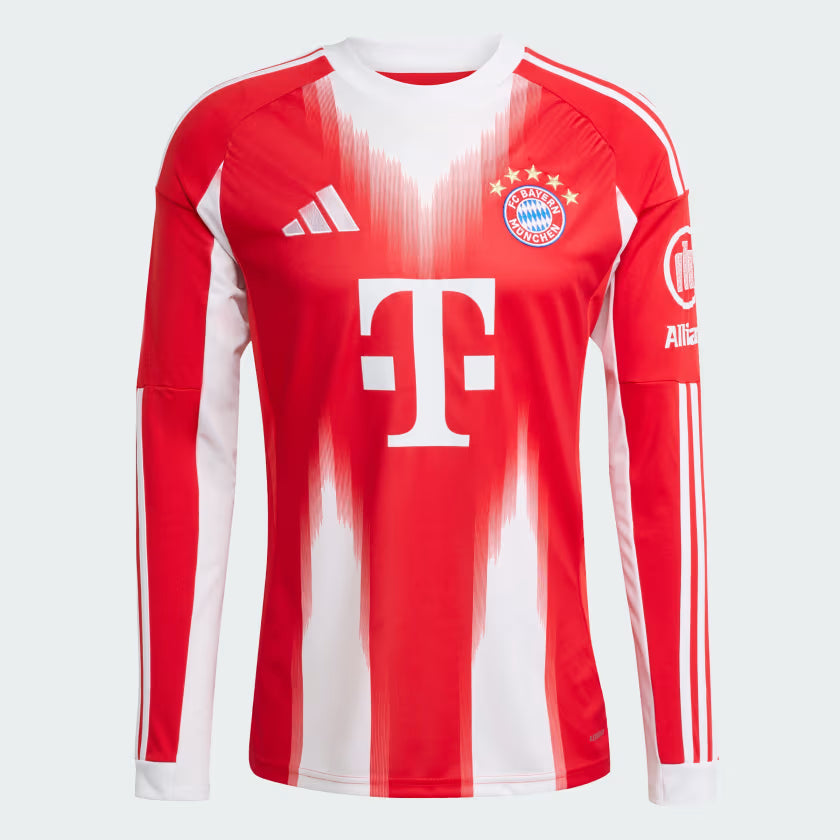 2025/26 Bayern Munich Long Sleeve Home Shirt