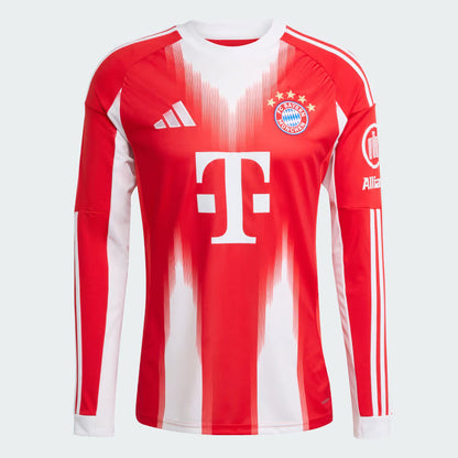 2025/26 Bayern Munich Long Sleeve Home Shirt