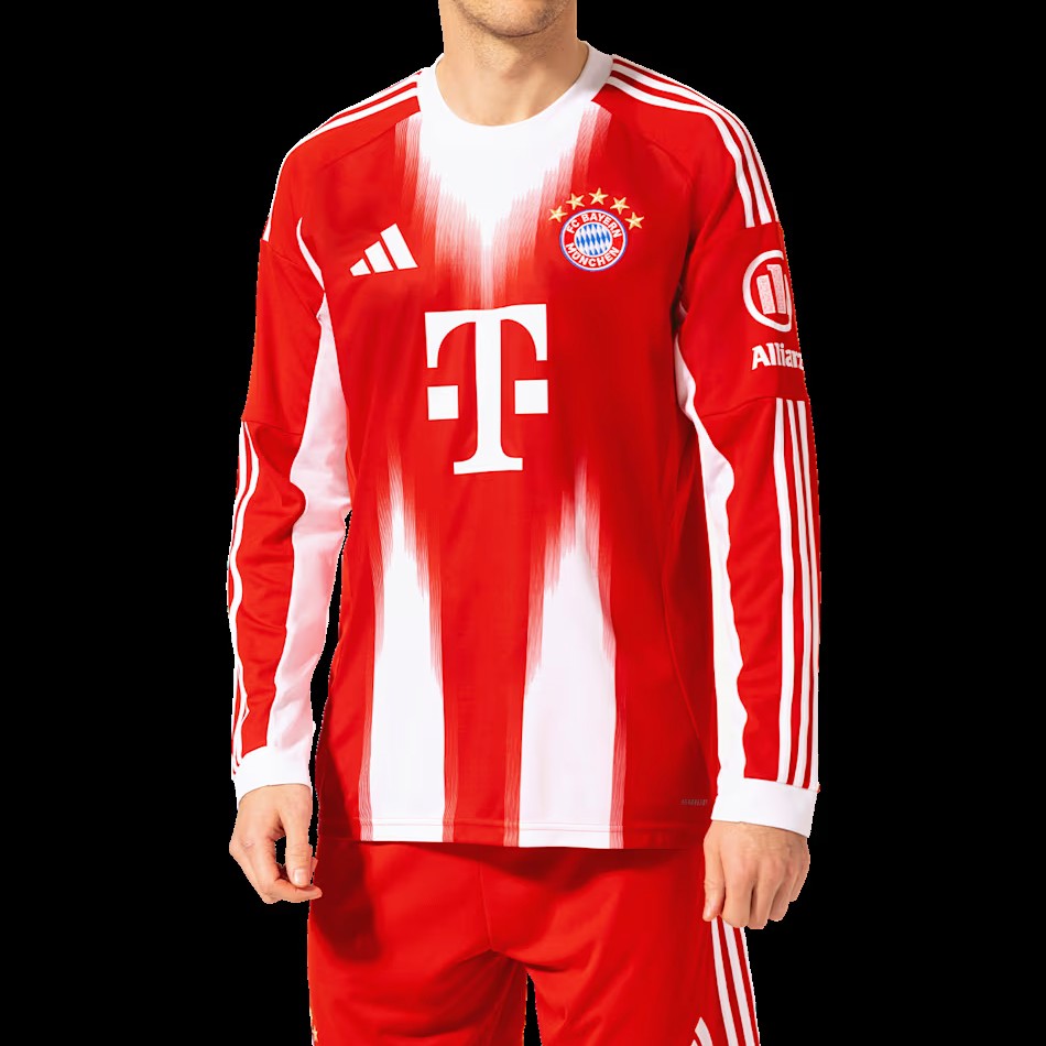 2025/26 Bayern Munich Long Sleeve Home Shirt