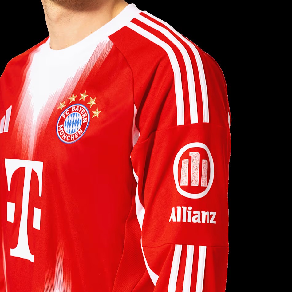 2025/26 Bayern Munich Long Sleeve Home Shirt