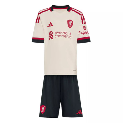 2025-26 Liverpool Kids Football Kit Away