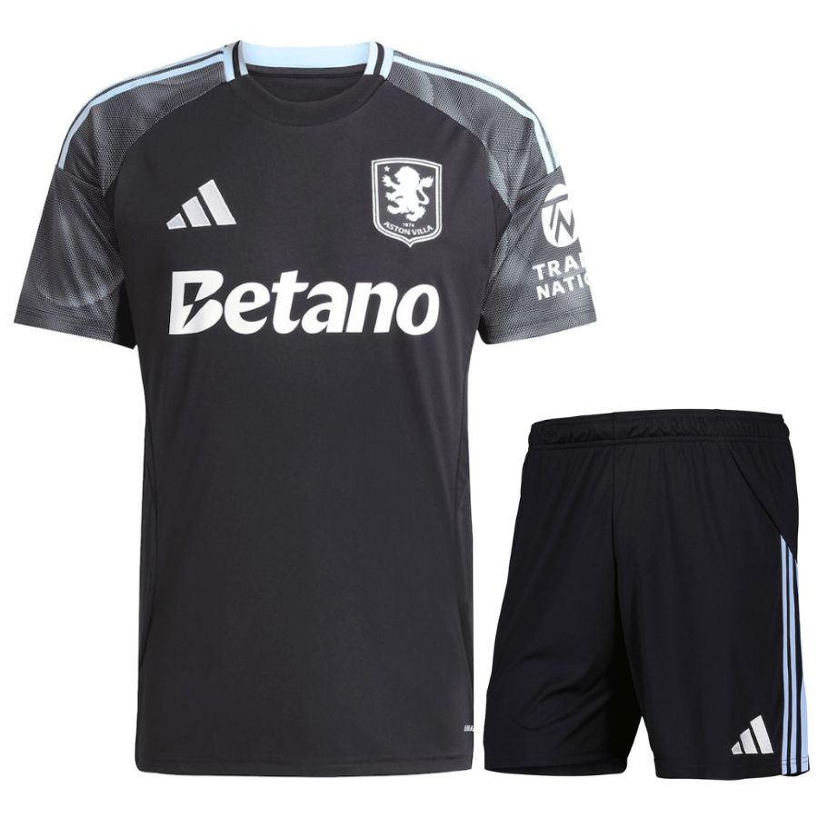 2025-26 Aston Villa Away Kids Kit