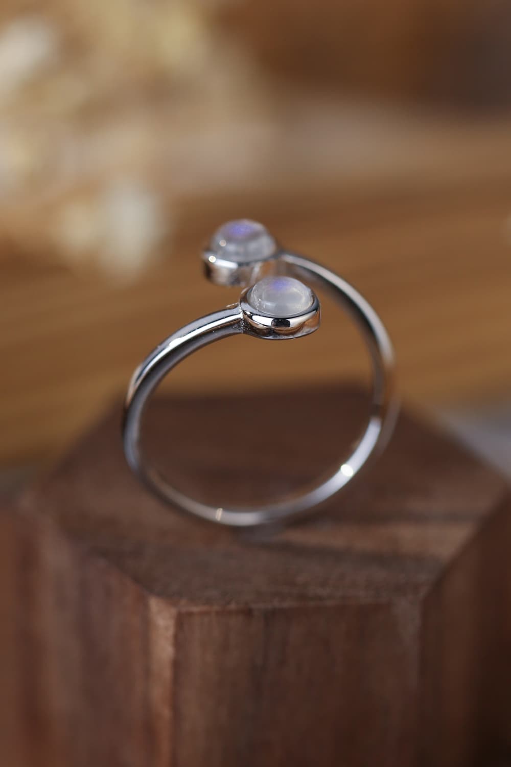 moonstone toi et moi ring