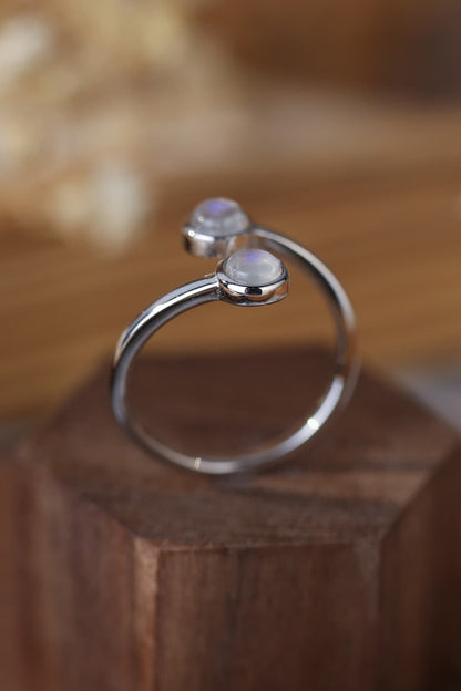 moonstone toi et moi ring