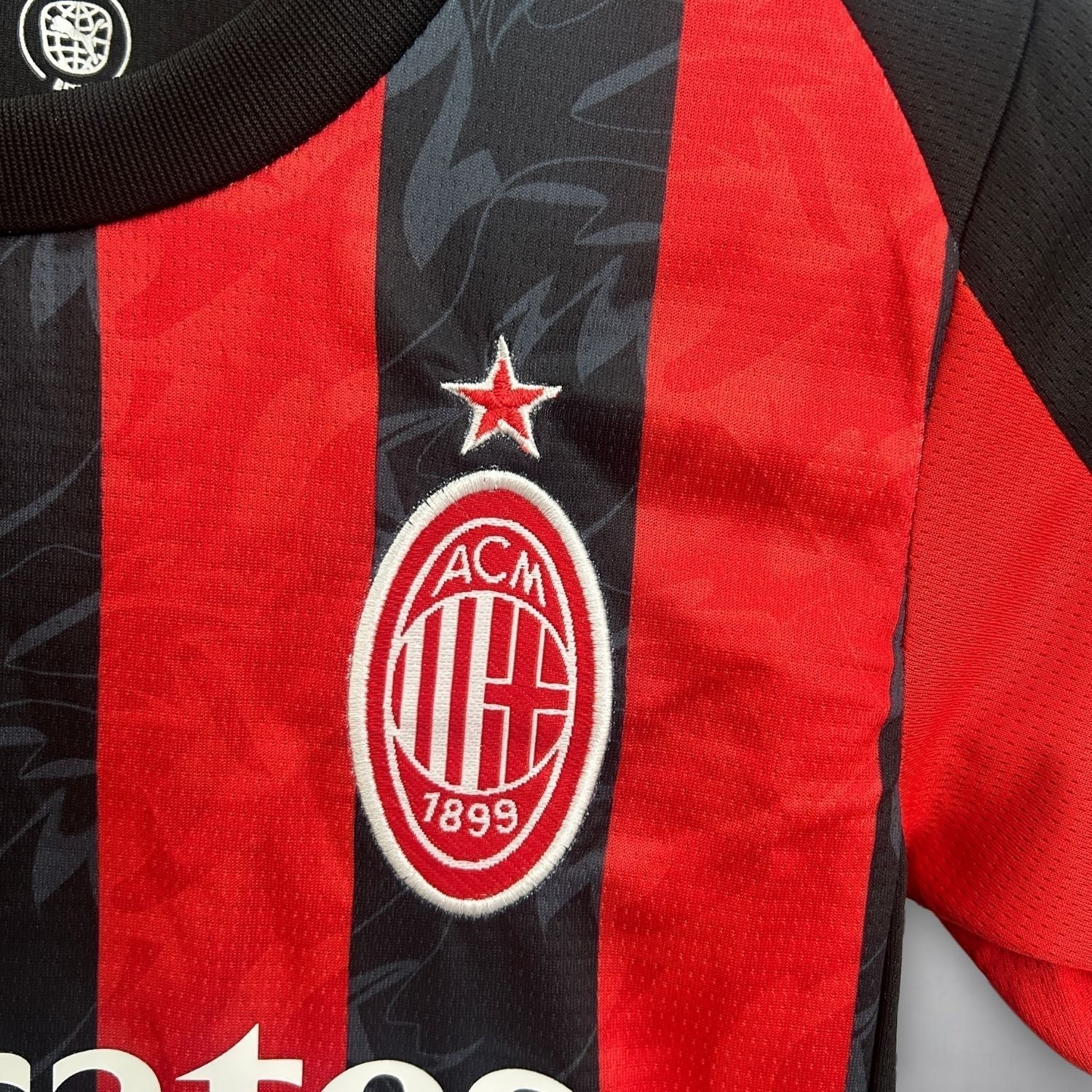 2025-26 AC Milan Kids Football Kit - Home