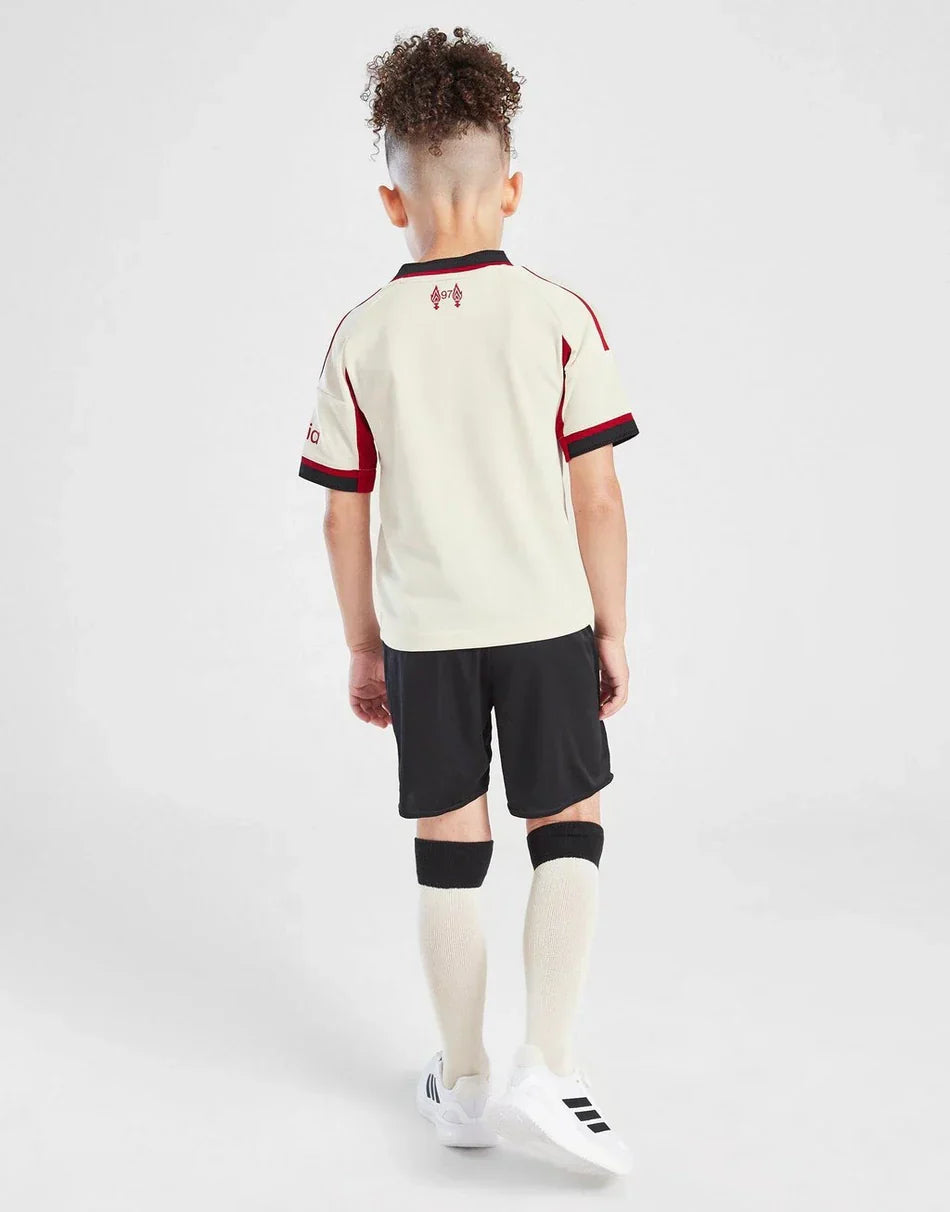 2025-26 Liverpool Kids Football Kit Away