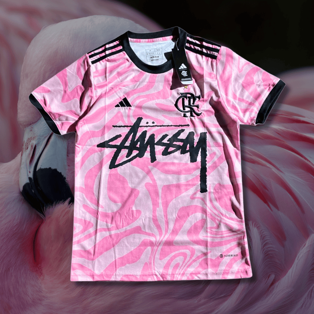 Flamengo Stussy Shirt - Pink Edition