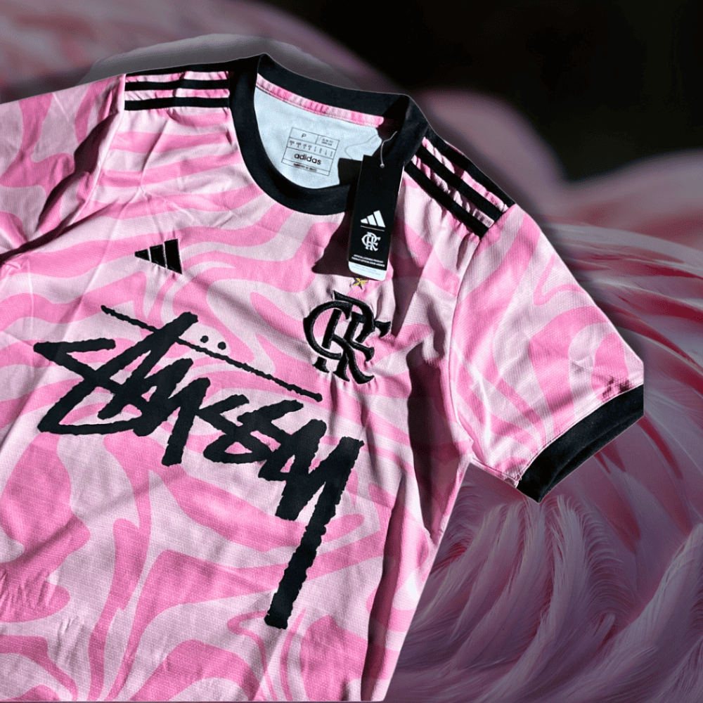Flamengo Stussy Shirt - Pink Edition