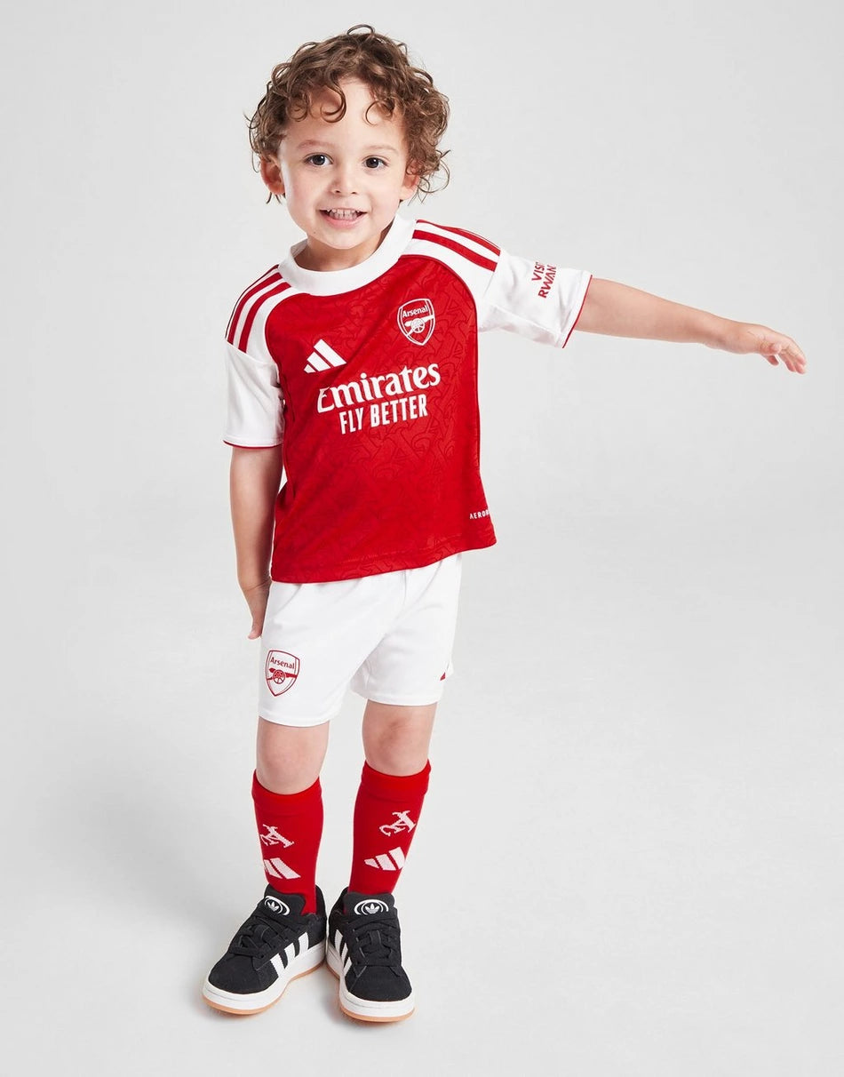 2025/26 Arsenal Kids Football Kit Home
