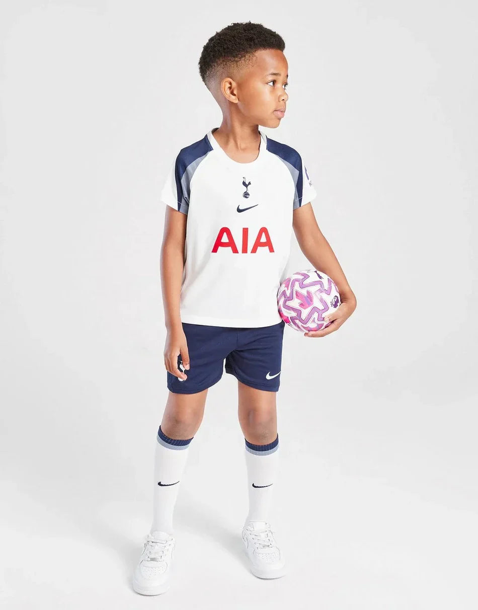 2025-26 Tottenham Kids Football Kit Home