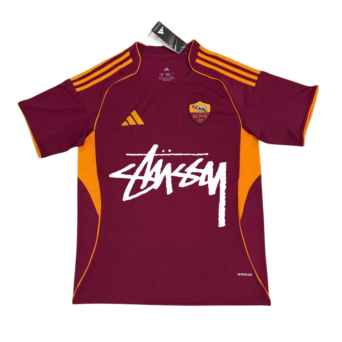 2026 AS Roma x Stussy Special Edition Home Shirt