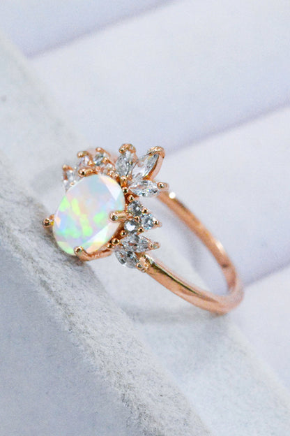 best of me opal silver ring