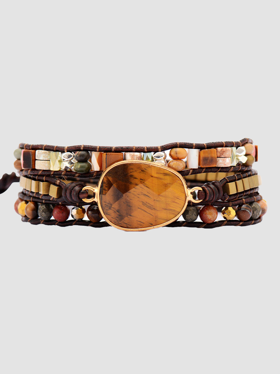 geometric three layer cuff