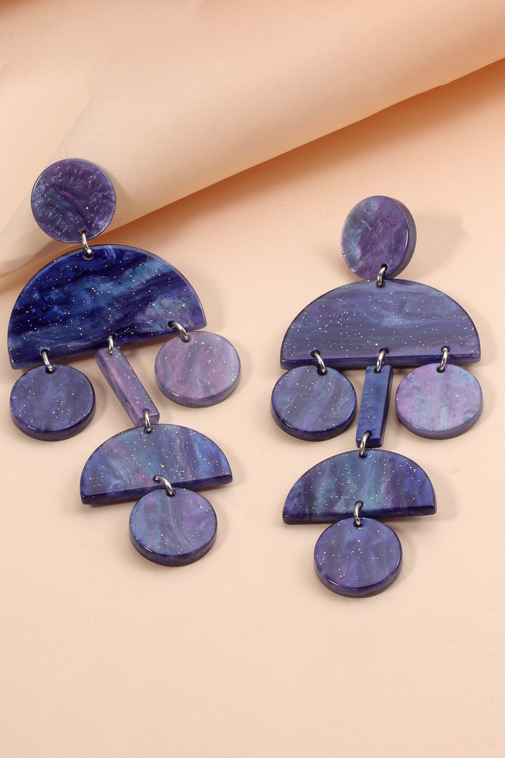 geometric acrylic dangles