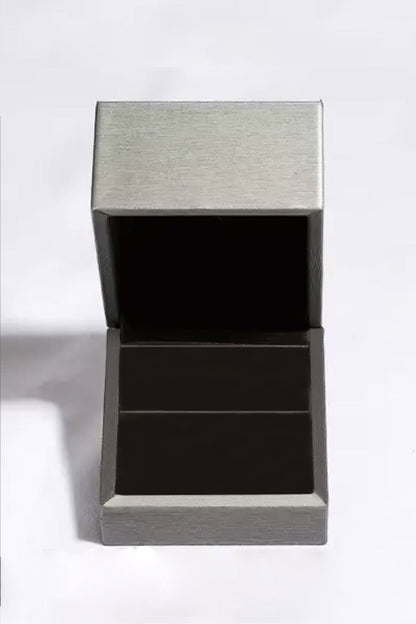 square moonstone silver circle