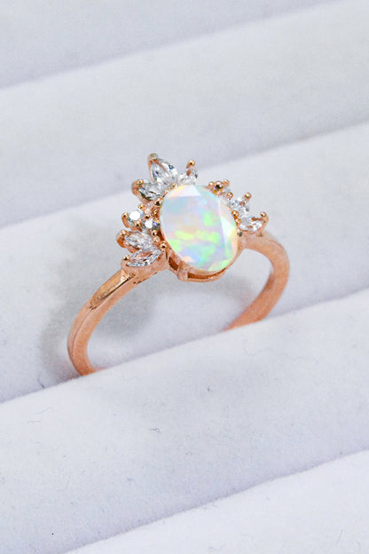 best of me opal silver ring