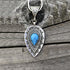 geometric alloy pendant chain