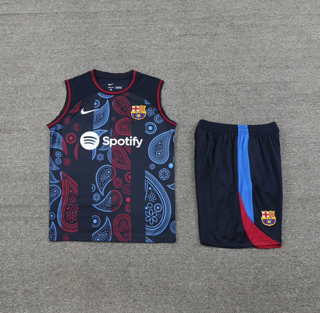 Barcelona Sleeveless Training Set 2024-25