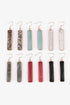 gemstone drop dangles