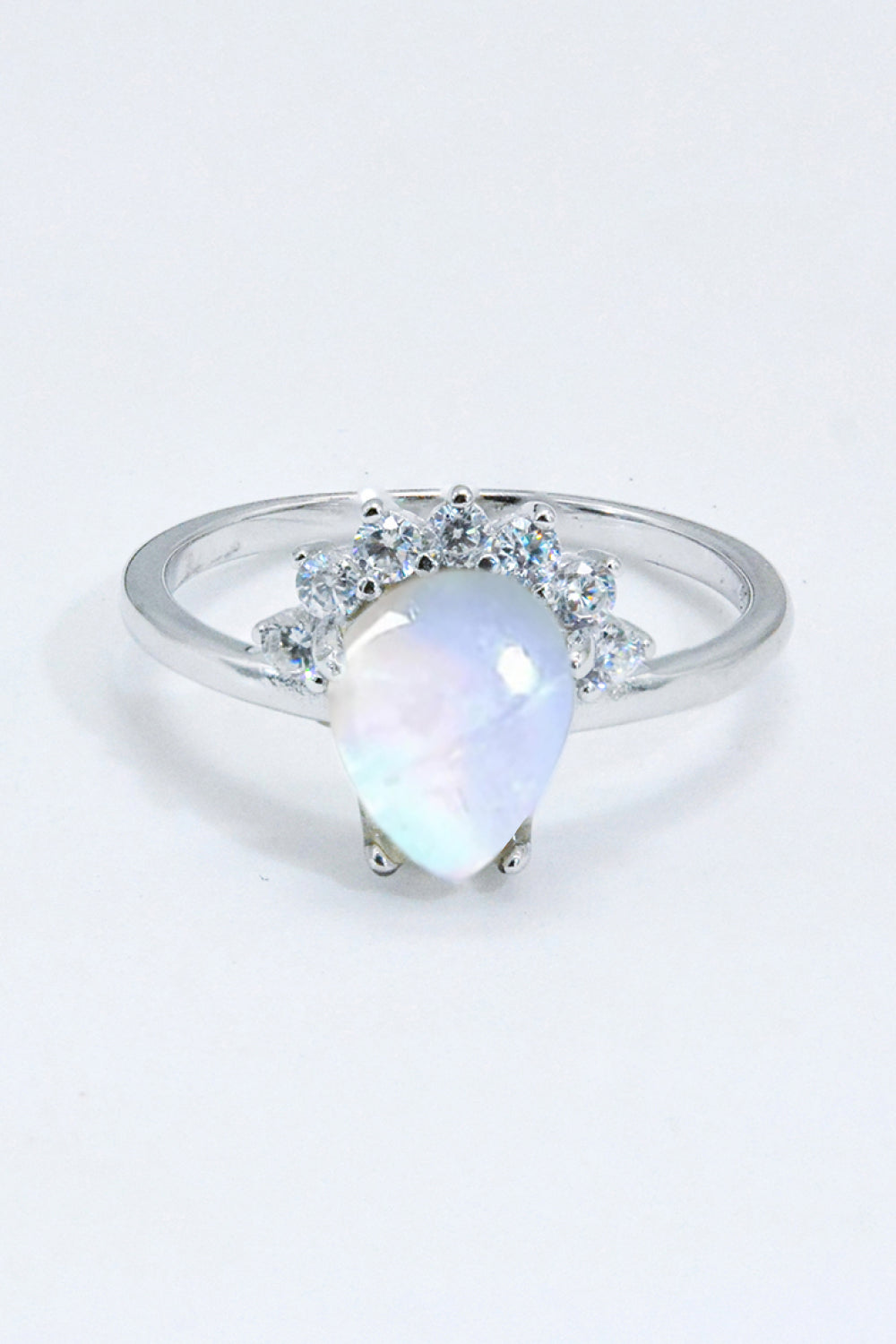 moonstone silver ring