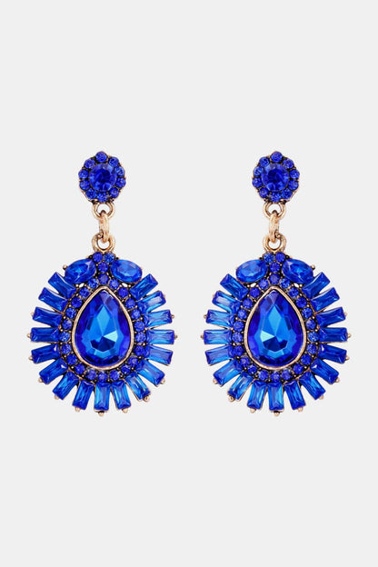 glass teardrop dangles
